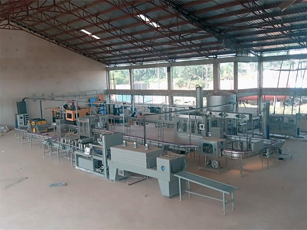Pure Drinking Water Production Line Ghana - Image 1