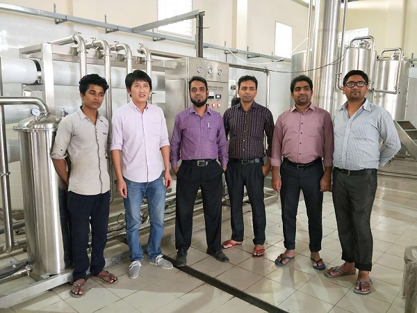 Pure Drinking Water Production Line Ghana - Image 1